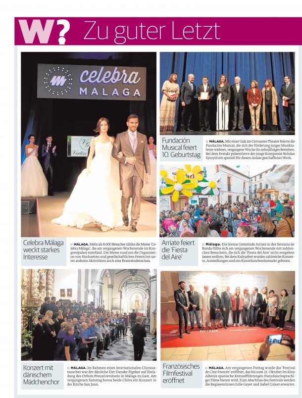 Gala Fundación Musical de Málaga en Diario Sur Alemán